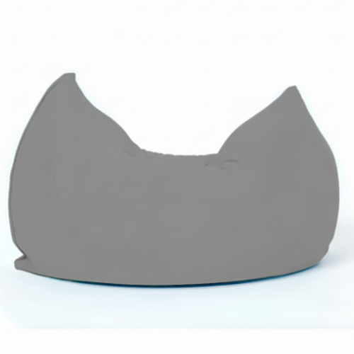 פוף לייקרה נמתח לתינוקות וילדים עם כיסוי חיצוני נשלף  -  צבע אפור