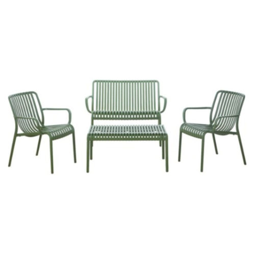 פינת ישיבה "נובה" בצבע ירוק – עיצוב מודרני, עמידות גבוהה ונוחות מושלמת