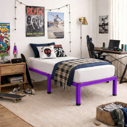 מיטת יחיד מודומוס Axis  מדה 190/90 CM צבע סגול