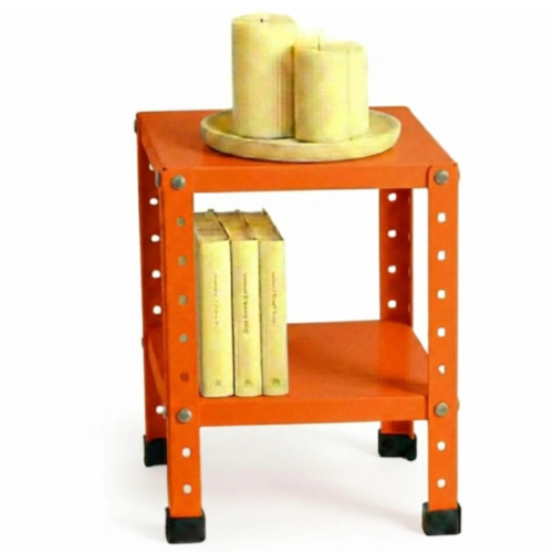 מדף צד קומפקטי מטרו-כתום 40×40×45