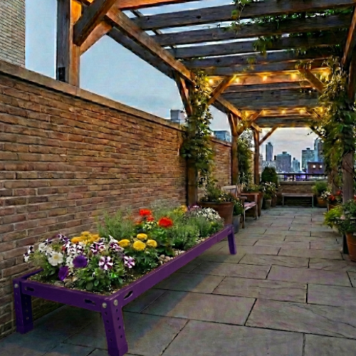 אדנית מודומוס TerraLine 120 - צבע סגול