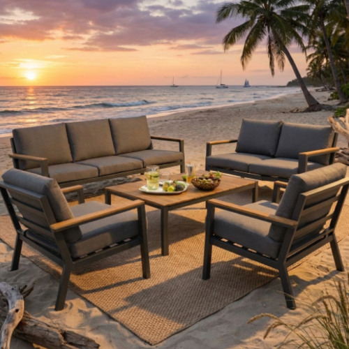 סט ישיבה יוקרתי לגינה "אורבן רילקס פרימיום"