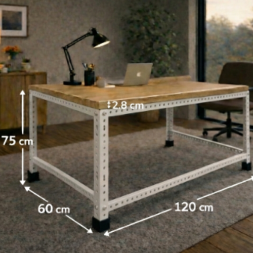 שולחן עבודה מודולרי UrbanPro 120 לבן 