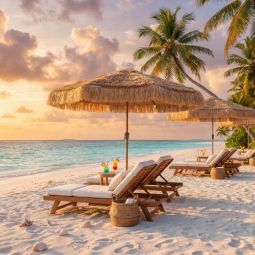 שמשיית חוף טרופיקנה 300 ס"מ - לא כולל בסיס