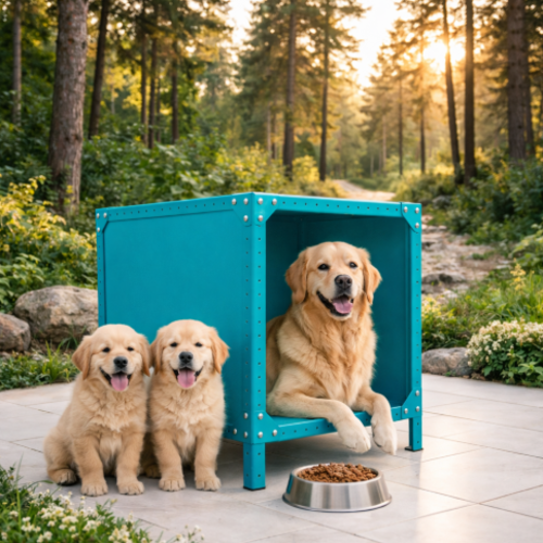 מלונת מודומוס דגם “טורינו” – פתרון מתכתי חכם וחזק במיוחד צבע טורקיז