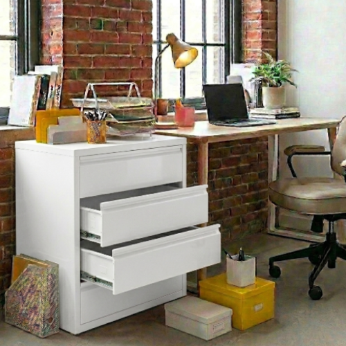 שידה 4 מגירות - צבע לבן 