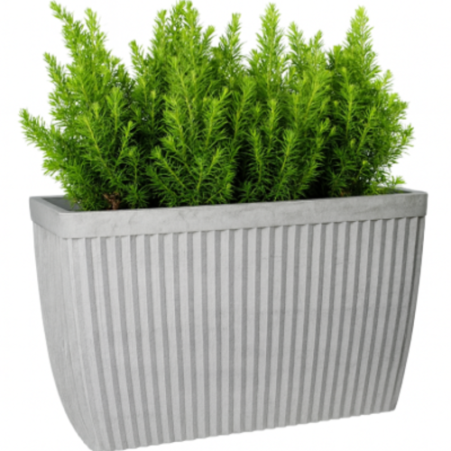אדנית פלסטיק שחורה 59X28X40.5 – אדניות