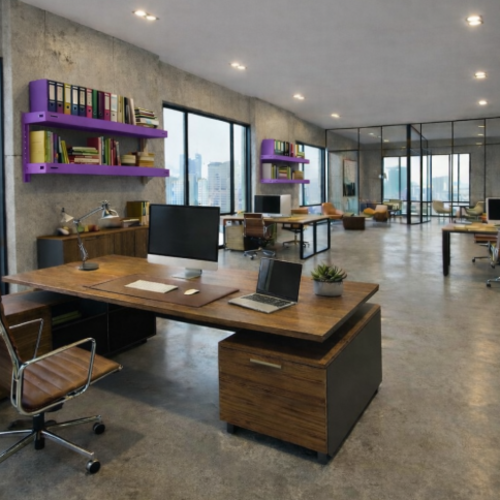 Modulus ProLine 120 – סט 2 מדפים 25/120 ס"מ - צבע סגול