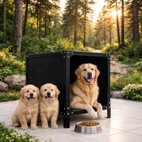 מלונת מודומוס דגם “טורינו” – פתרון מתכתי חכם וחזק במיוחד צבע שחור