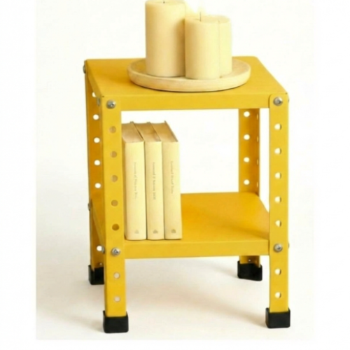 מדף צד קומפקטי מטרו-צהוב 40×40×45