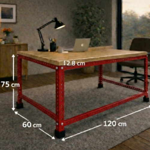 שולחן עבודה מודולרי UrbanPro 120 אדום
