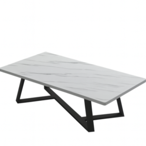 שולחן סלוני “גרנייטו” צבע שייש לבן