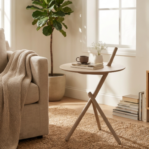 שולחן צד מתכוונן לונטרה שמפניה 