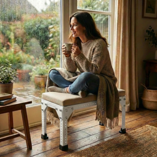 ספסל מודומוס דגם "סאנברייט 80 " לבן