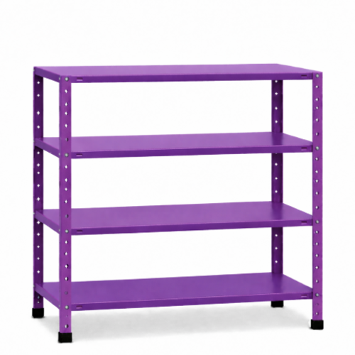 מודולוס קומפקט 120/100/ 30 – מערכת מדפים צבע סגול 