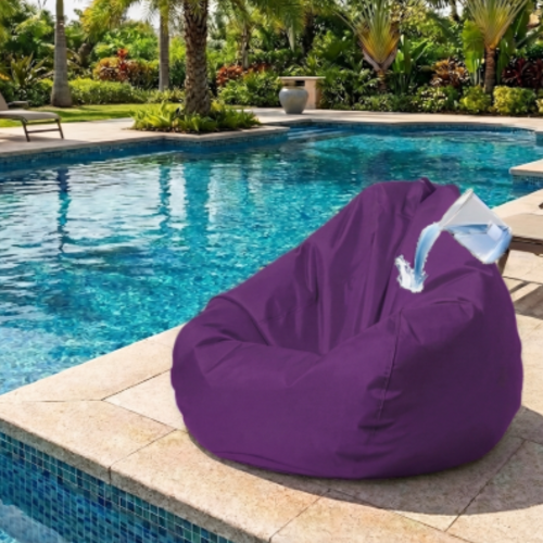 לגונה – פוף אגס נוער עמיד במים  סגול