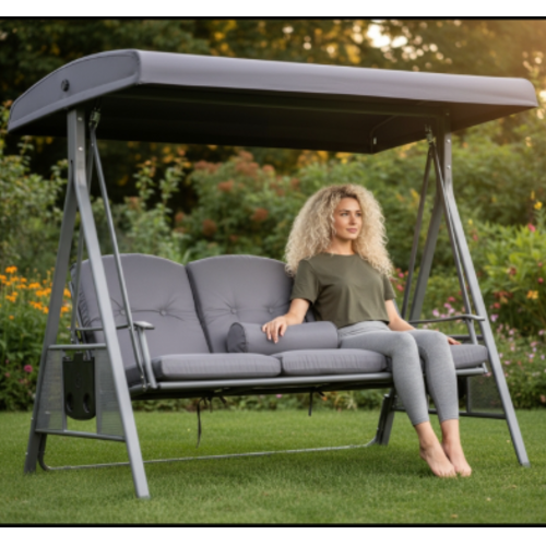 נדנדת "גרייזלופט" 3 מושבים צבע אפור