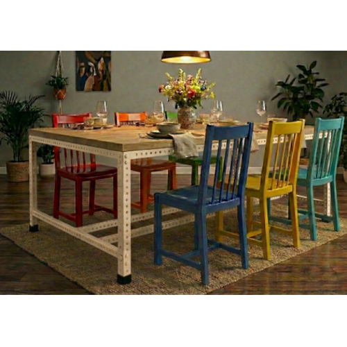 שולחן אוכל “גרין-סדנה  240/120 ” ( לא כולל כיסאות ) צבע קרם 