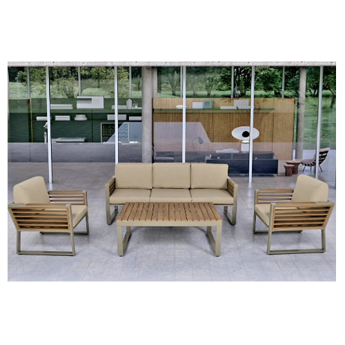 מערכת ישיבה  דגם סיאטל - צבע שמפניה 