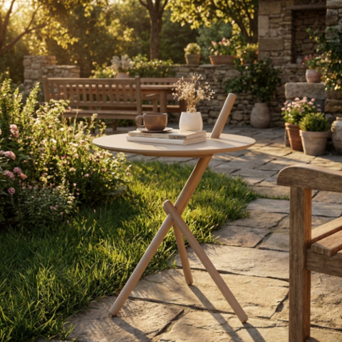 שולחן צד מתכוונן לונטרה אפור