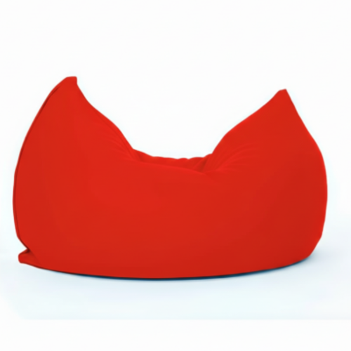 פוף לייקרה נמתח לתינוקות וילדים עם כיסוי חיצוני נשלף  -  צבע אדום