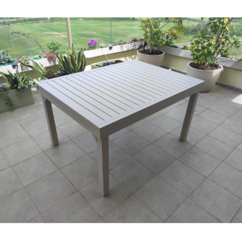 שולחן נפתח %100 אלומיניום 100x135/270 בג