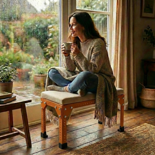 ספסל מודומוס דגם "סאנברייט 80 " כתום 