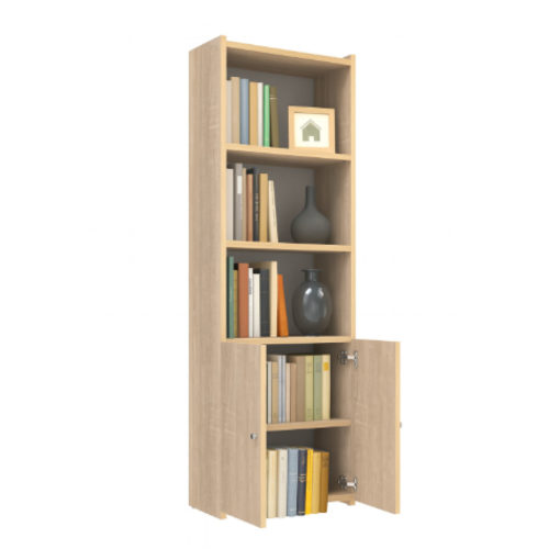 ספריה לספרים ודברי נוי  - צבע אלון  6036 -O דגם ליאל מבית דאבל