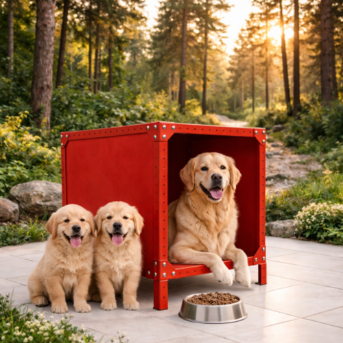 מלונת מודומוס דגם “טורינו” – פתרון מתכתי חכם וחזק במיוחד צבע אדום