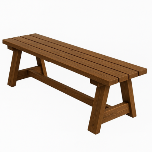 ספסל קלירו משלב עיצוב נקי ואלגנטיות טבעית צבע פוליסנדר