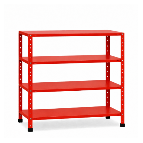 מודולוס קומפקט 120/100/ 30 – מערכת מדפים צבע אדום 