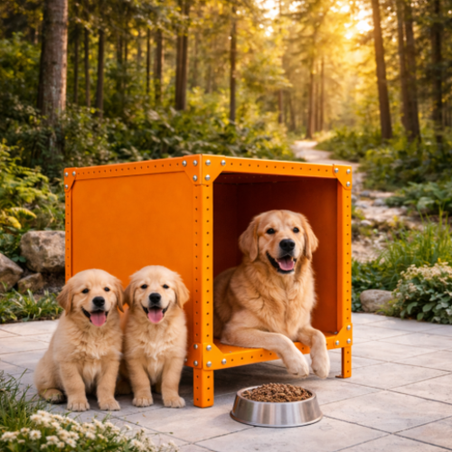 מלונת מודומוס דגם “טורינו” – פתרון מתכתי חכם וחזק במיוחד צבע כתום