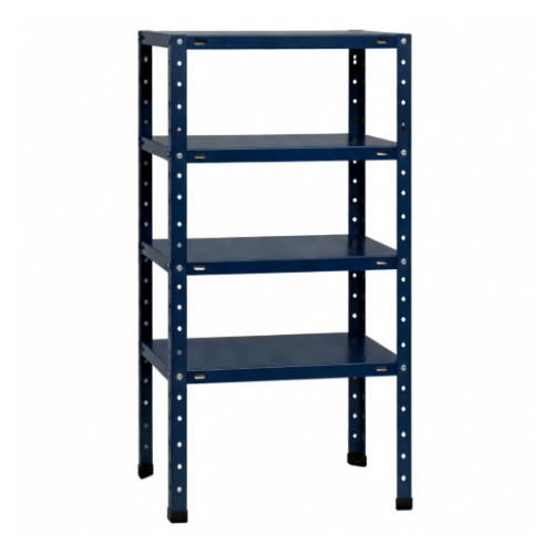 מדף מתכת מודולרי ואסתטי בעיצוב נקי ו דגם פלקסו - צבע כחול 30/60/80