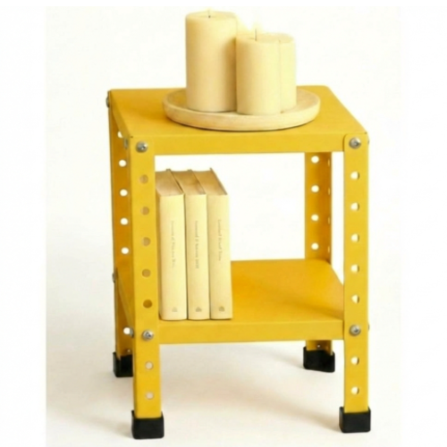 מדף צד קומפקטי מטרו-צהוב 30×30×45