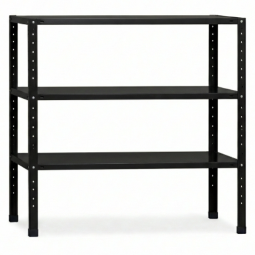 מזנון מתכת אורך 100 ס"מ רוחב 40 ס"מ גובה 60 ס"מ צבע שחור