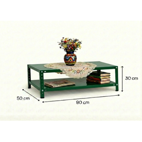 שולחן סלון מתכת 60/90 /50 צבע ירוק