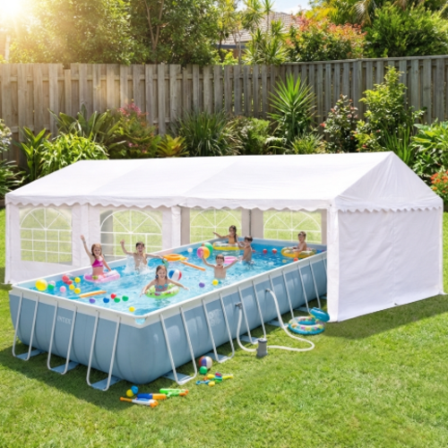 אוהל אירועים וקירוי מרחב אורביקס 12X6