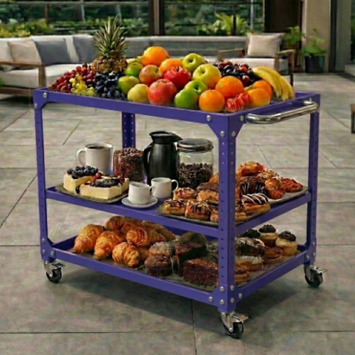 עגלה מודולרית דגם רולינג שף צבע סגול