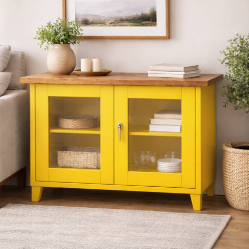 אי מטבח מתכת “אורבן קראון 120” צבע צהוב