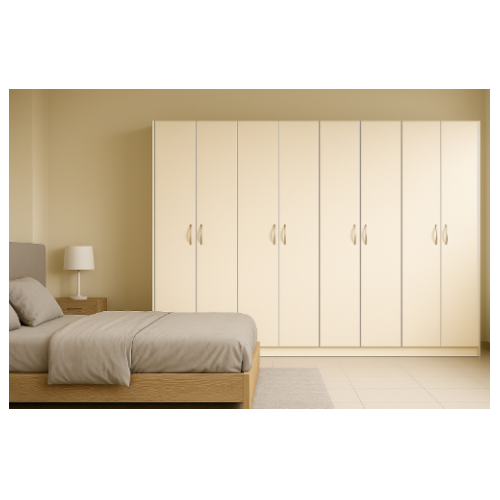 ארון דגם אורים 8 דלתות צבע סהרה