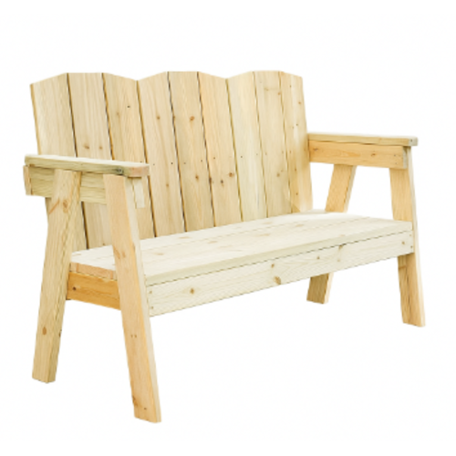 ספסל עץ דגם  “כפרי ” – מושלם לגינה, למרפסת ולכניסת הבית 