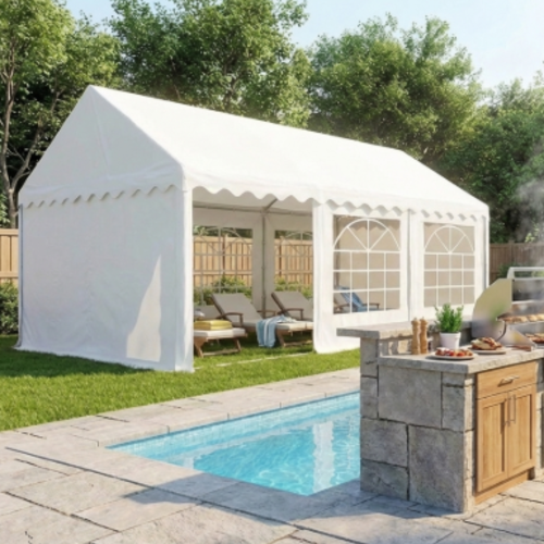 אוהל אירוח וקירוי מדגם וילה-שייד 4X6