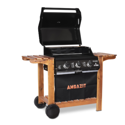גריל גז מגה שף 3 RETRO מבית אמגזית