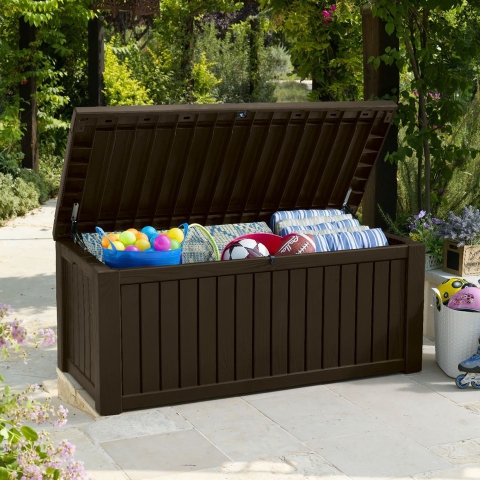 ארגז אחסון רוקווד - 570 ליטר תוצרת כתר פלסטיק