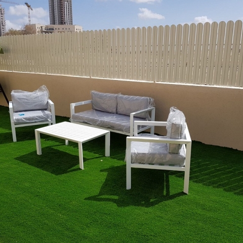 סלון אלומיניום חוץ דגם CHEGO זוגי מבית H.KLEIN‏