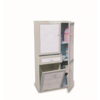 ארון  P.V.C.  דגם S433 לכביסה 3 דלתות 78/38/190  מבית H.KLEIN