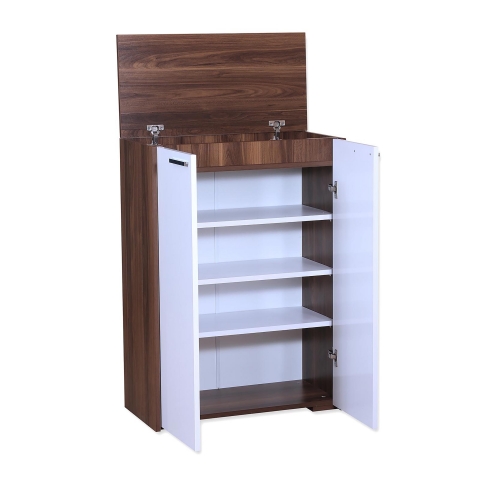 ארון נעליים כולל תא איחסון עליון דגם 2203