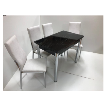 סט שולחן וכסאות לפינת אוכל דגם אריאל מבית H.KLEIN