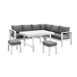 מערכת ישיבה פינתי אלומיניום טליון מבית H.KLEIN