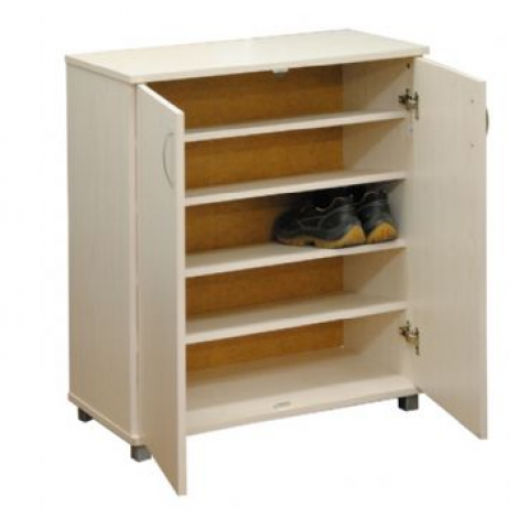 רהיטי יראון דגם 127 - ארונית נעליים 2 דלתות   